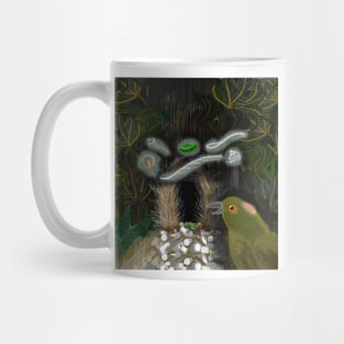 Spotted Bowerbird Objects Mug